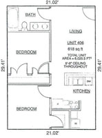 Eagle Mill Towers apartment floorplans